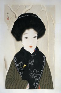 Close-up of a Woman by Hamada Josen