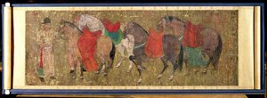 A Groom with Horses by Han Gan