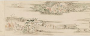 Pastimes and Occupations of the Twelve Months by Hanabusa Itcho