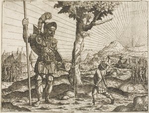 David and Goliath by Hanns Lautensack