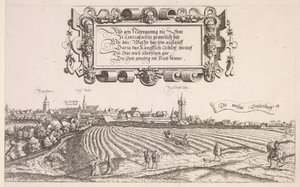 Panoramic View of Nuremberg: Right Portion by Hanns Lautensack