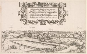 Panoramic View of Nuremberg: Left Portion by Hanns Sebald Lautensack