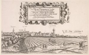 Panoramic View of Nuremberg: Right Portion by Hanns Sebald Lautensack