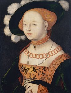 Portrait of a Lady in a Green Dress by Veneto Bartolomeo