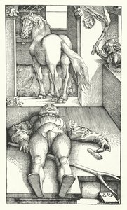 The Bewitched Groom by Hans (after) Baldung Grien