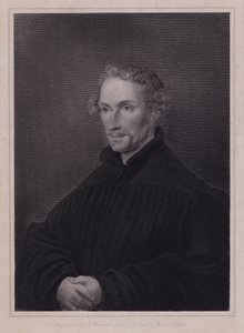 Philipp Melanchthon, German Protestant reformer and collaborator with Martin Luther by Hans (after) Holbein the Younger