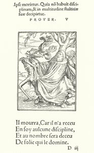 The Lord Abbot (engraving) by Hans (after) Holbein the Younger