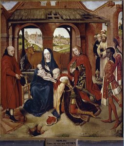 Adoration of the Magi, Central Panel of Polyptych of Loo