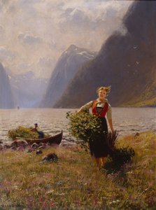 Dairymaid and Bunch of Leaves