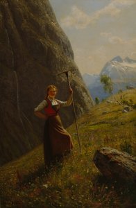 Dairymaid with Rake