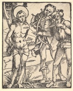 Martyrdom of St. Sebastian with Two Crossbow Men by Hans Baldung