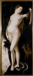 Allegorical Figure (Allegory of Prudence) by Hans Baldung Grien