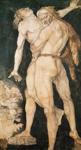 Hercules and Antaeus, c.1530 by Hans Baldung Grien