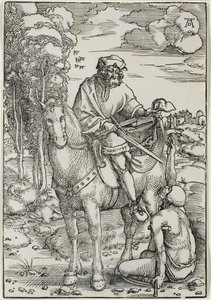 St. Martin Sharing his Cloak by Hans Baldung Grien