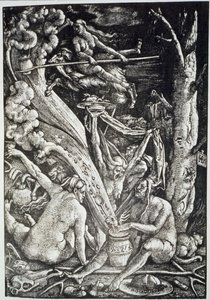 The Witches at the Sabbath (after Hans Baldung Grien) by Hans Baldung Grien