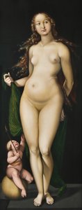 Venus and Amor by Hans Baldung Grien