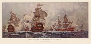 Battle of Cape St Vincent by Hans Bohrdt