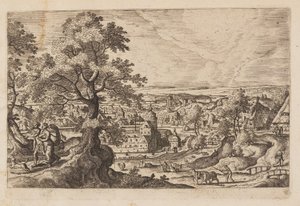 Plate 16, from Landscapes with Scenes from the Old and New Testament and Ovid