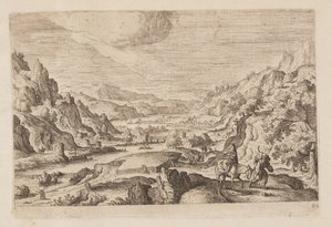 Plate 20, from Landscapes with Scenes from the Old and New Testament and Ovid