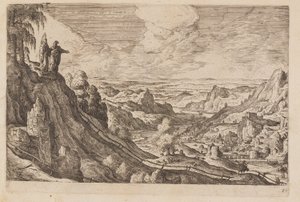 Plate 21, from Landscapes with Scenes from the Old and New Testament and Ovid’s Metamorphoses by Hans Bol