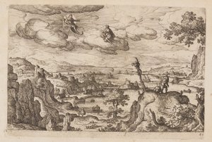 Plate 25, from Landscapes with Scenes from the Old and New Testament and Ovid’s Metamorphoses