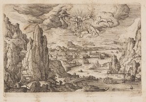 Plate 27, from Landscapes with Scenes from the Old and New Testament and Ovid’s Metamorphoses