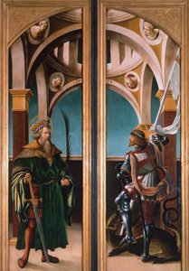 St. Sigismund and St. George (detail)