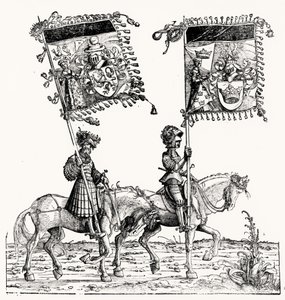 Two Mounted Knights, from Maximilian