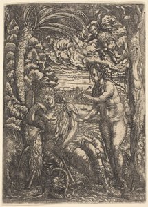 Mercury and Venus by Hans Burgkmair I