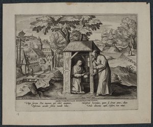 Holy Jerome by Hans Collaert