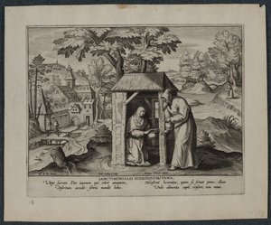 Holy Jerome by Hans Collaert