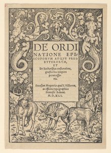Title-border with Three Stags and a Hind by Hans Cranach