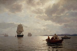 From Oslo Fjord by Hans Gude