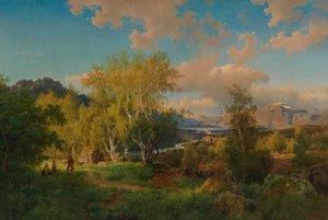 Landscape from Ringerige by Hans Gude