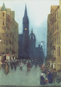 High Street, Edinburgh by Hans Hansen
