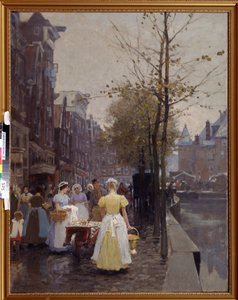 An October Morning in Amsterdam by Hans Hermann