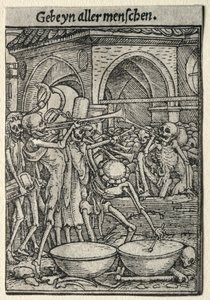 Dance of Death: The Trumpeters of Death by Hans Holbein