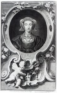 Anne of Cleves, engraved by Jacobus Houbraken, 1740