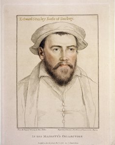 Edward Stanley Earl of Derby (1508-1572) engraved by Francesco Bartolozzi (1727-1815) 1793 by Hans Holbein der Jüngere