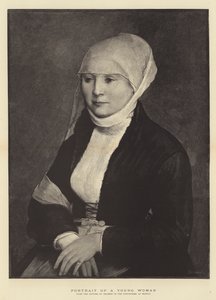 Portrait of a Young Woman by Hans Holbein der Jüngere