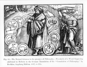 The Natural Sciences in the Presence of Philosophy, from the 1537 German edition of the 