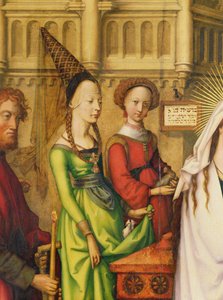 The Depiction of Christ in the Temple (detail)