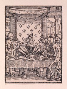The King, from "The Dance of Death" by Hans Holbein the Younger