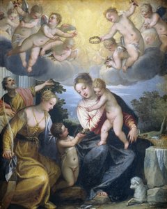 Virgin and Child with Young John the Baptist and Saint Catherine