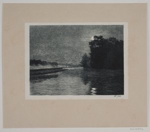 Landscape. Moonlight