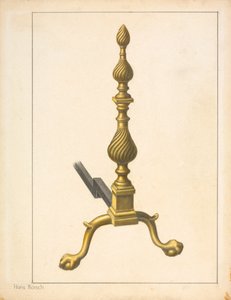 Andiron (one of pair)