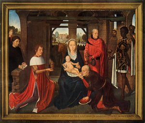 Central panel from triptych the Adoration of the Magi, 1479-1480
