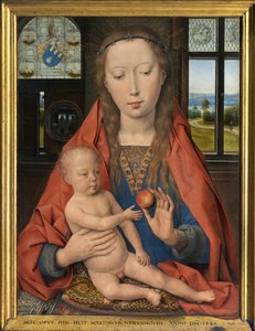 Diptych of Maarten van Nieuwenhove (detail)