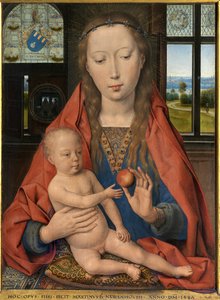 Diptych of Maarten van Nieuwenhove (detail)