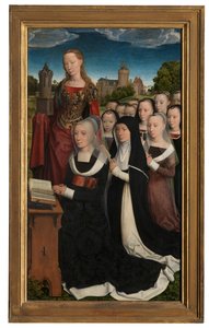 Triptych of Willem Moreel (detail) by Hans Memling
